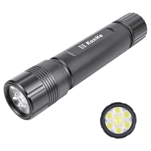 2D Cell Battery Large Flashlight High Lumen Aluminum Alloy Heavy Duty Handheld Flashlight Battery Not Included