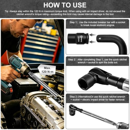 1 2" Offset Extension Wrench