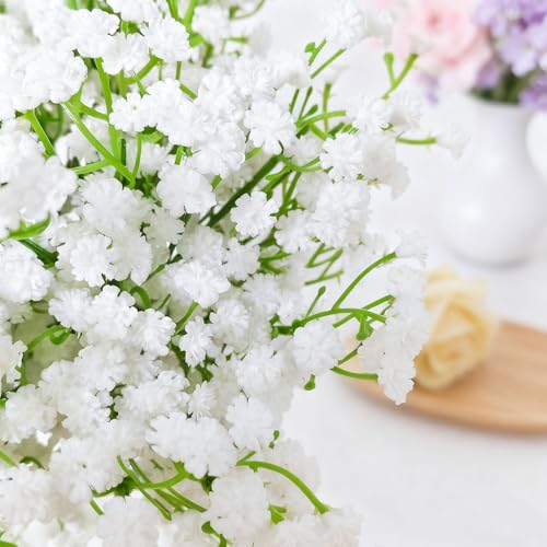200Pcs Babys Breath Artificial Flowers (White Babys Breath / 200Pcs)
