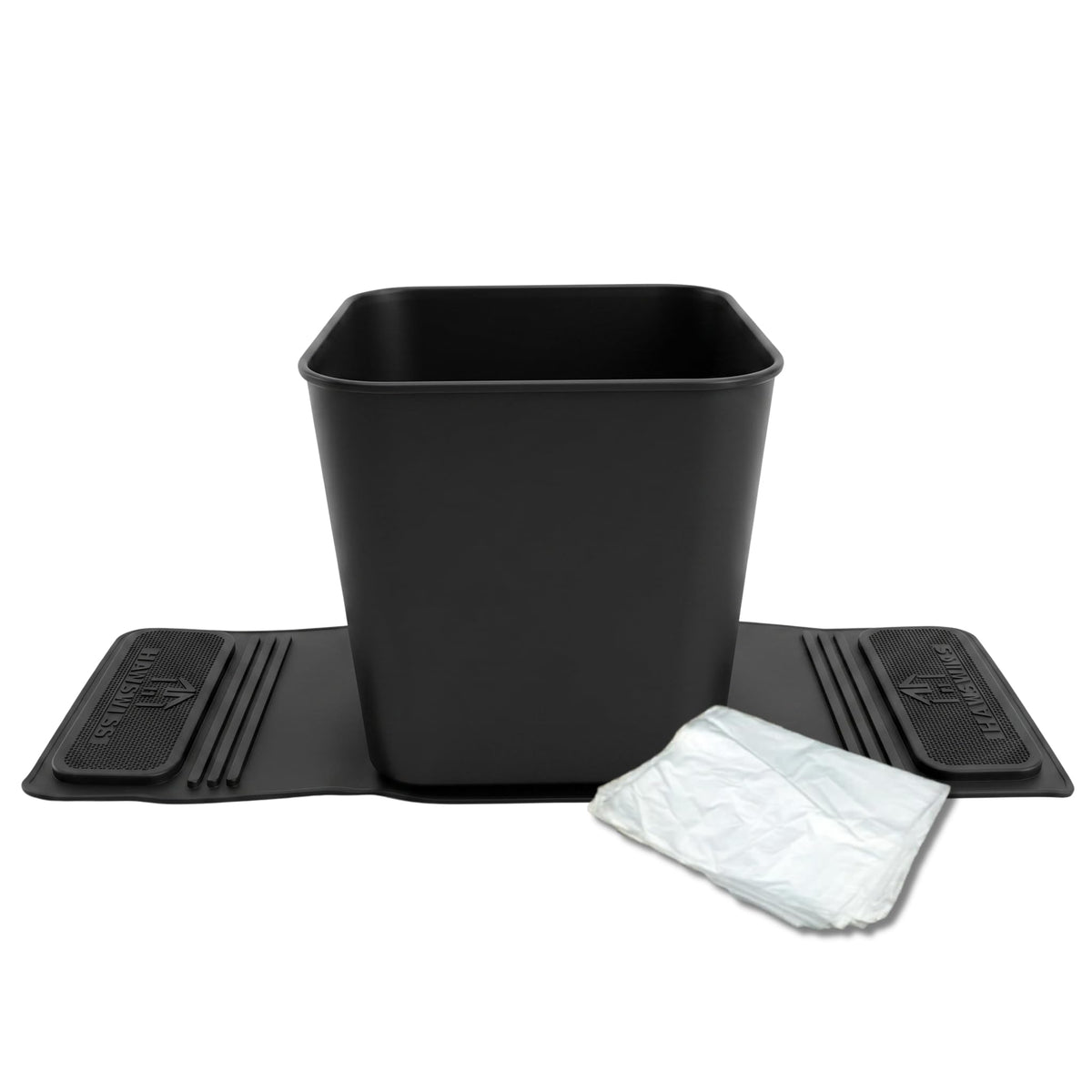 Car Trash Can (Black with Flap / Small)