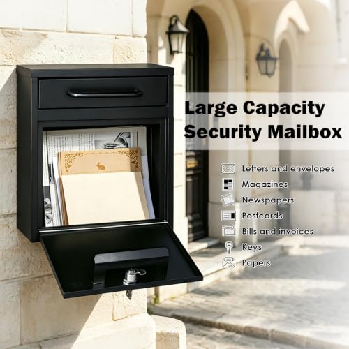 Wall Mount Mailbox for Outside