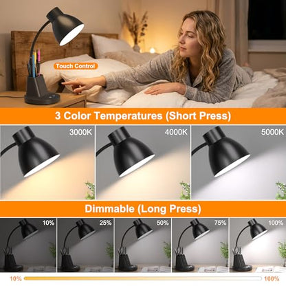 Desk Lamp with Pen Holder