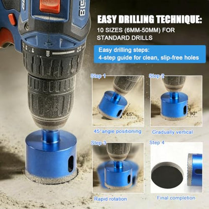 Diamond Hole Saw Kit