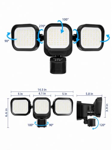 Motion Sensor Flood Lights for Outdoor