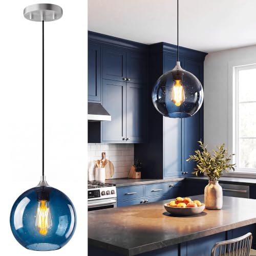 Pendant Lights Kitchen Island 1 Pack (Blue / 1 Pack)