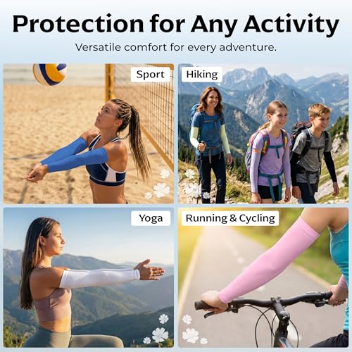 Cooling Arm Sleeves for Men & Women