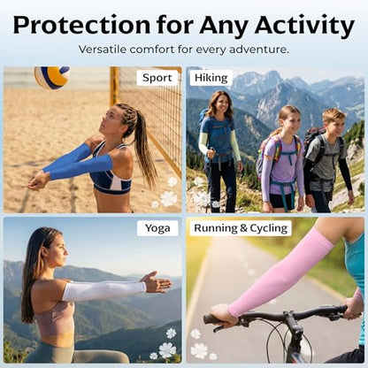 Cooling Arm Sleeves for Men & Women