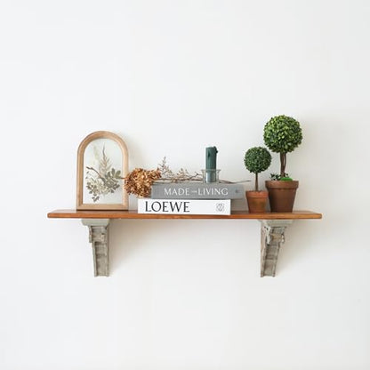 Corbels for Shelves Wood Corbels Decorative Set of 2 (Brown)