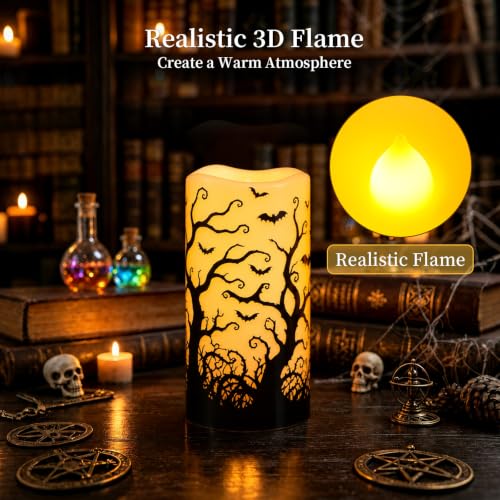 Halloween Flameless Candles