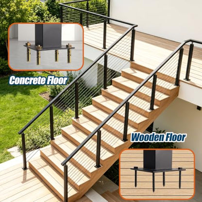 36" Stair Railing Post Kits