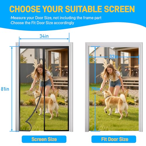 Magnetic Screen Door Mesh