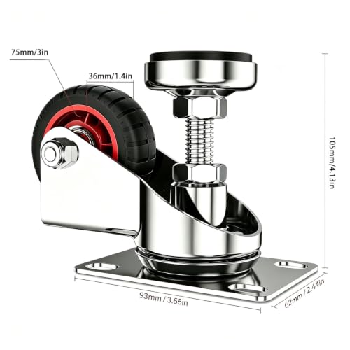 Leveling Plate Caster Wheels
