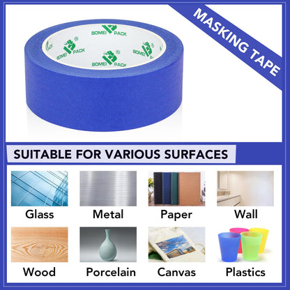 1.5 Inch Wide Masking Tape (Blue)