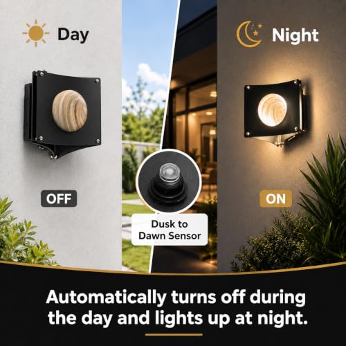 Dusk to Dawn Outdoor Wall Light