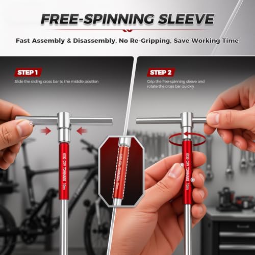 Sliding T Handle Allen Wrench Set