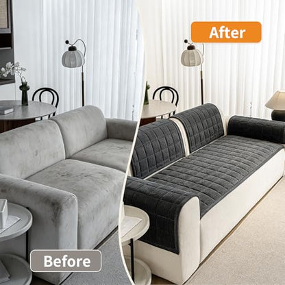 Couch Covers for Dogs (Dark Grey / 1PC/27.6"x94.5")