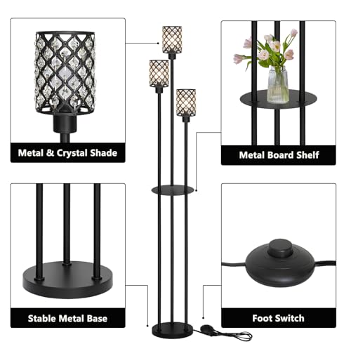 Gold Floor Lamps for Living Room