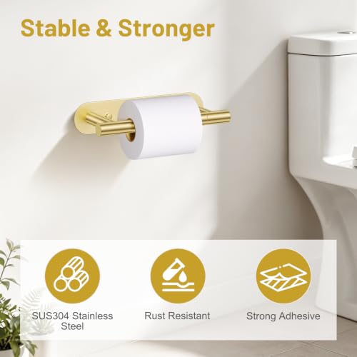 Toilet Paper Holder Self Adhesive or Screw Toilet Roll Holder