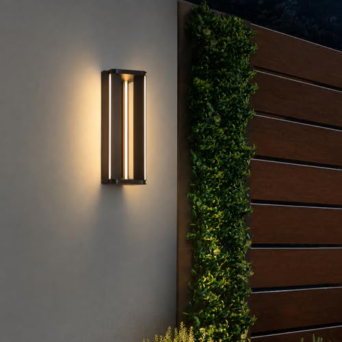 Outdoor Wall Lights with Dusk to Dawn Sensor 15W LED