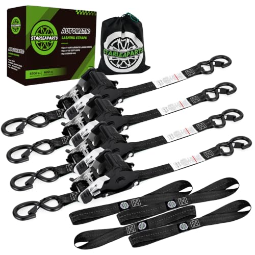 Retractable Ratchet Straps