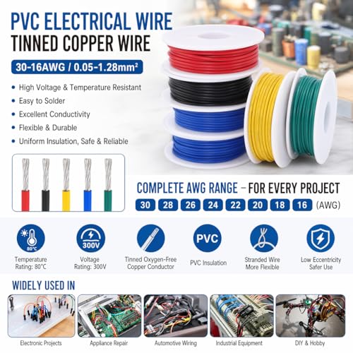 30 AWG Hook Up Wire Kit