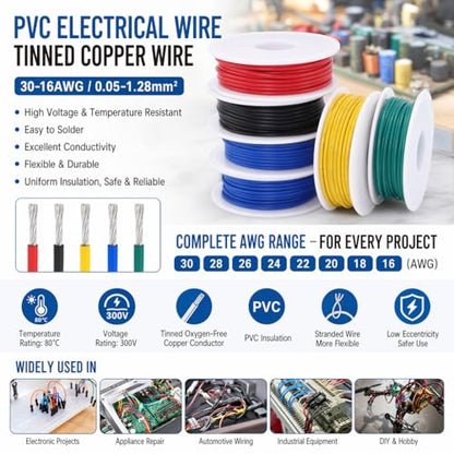 30 AWG Hook Up Wire Kit