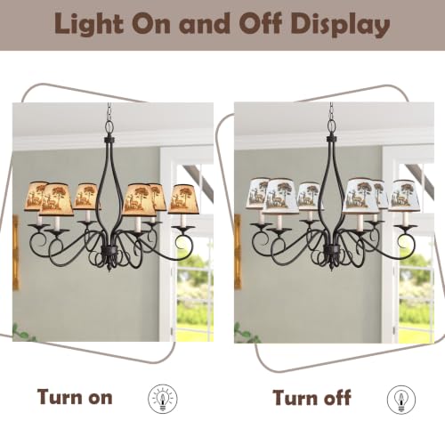 Mini Lamp Shade Chandelier Shades Set of 6