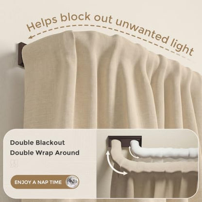Double Curtain Rod 34 (Red Bronze / 34"-120")