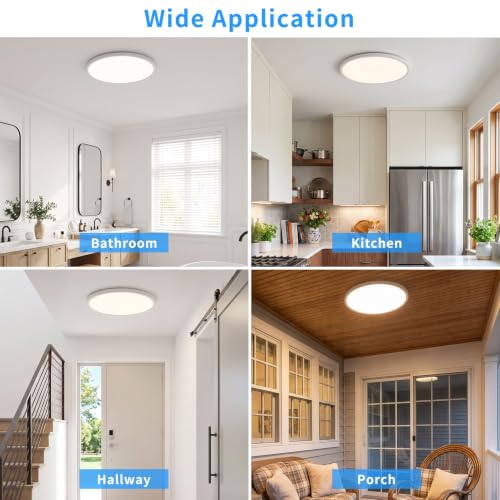 19.3 Inch LED Flush Mount Ceiling Light