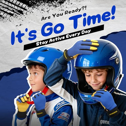 Kids Genuine Leather Work Gloves