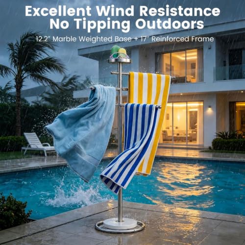 Pool Towel Rack Outdoor