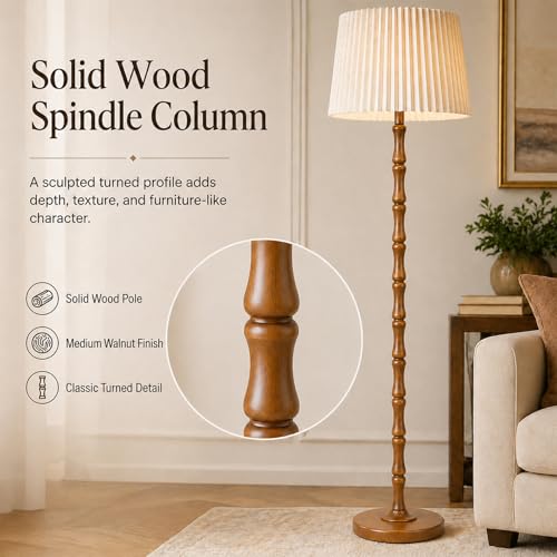 Real Wood Floor Lamp