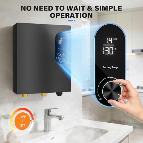 Tankless Water Heater Electric Instant Hot Water Heater Under Sink
