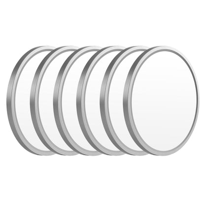 12 Inch Dimmable Ceiling Light (Silver / 12in - 6 Pack)