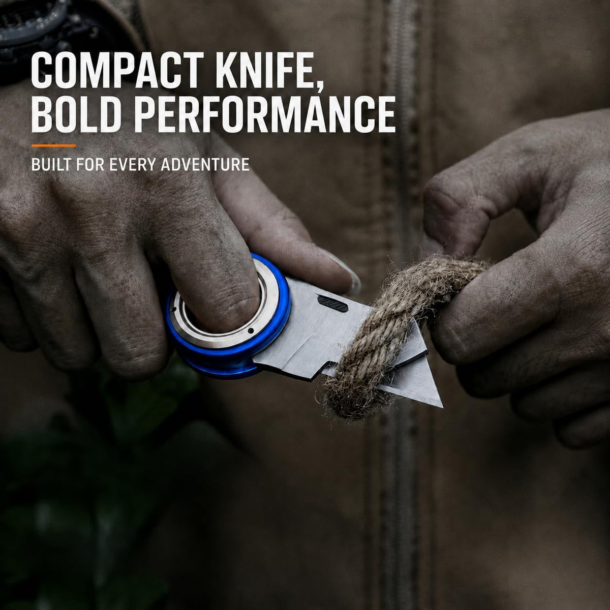 SUMMIT GEAR EDC Folding Utility Knife (Blue)