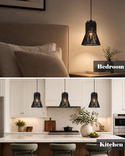 BTP Boho Woven Pendant Light UP3065