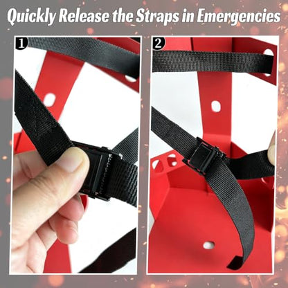 10 20LB ABC & CO2 Fire Extinguisher Mount