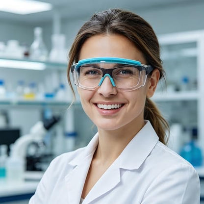 Anti fog Safety Glasses Over Glasses (Liblue)