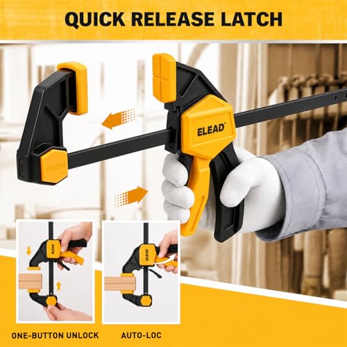 10 Piece Bar Clamps for Woodworking (10-Piece)