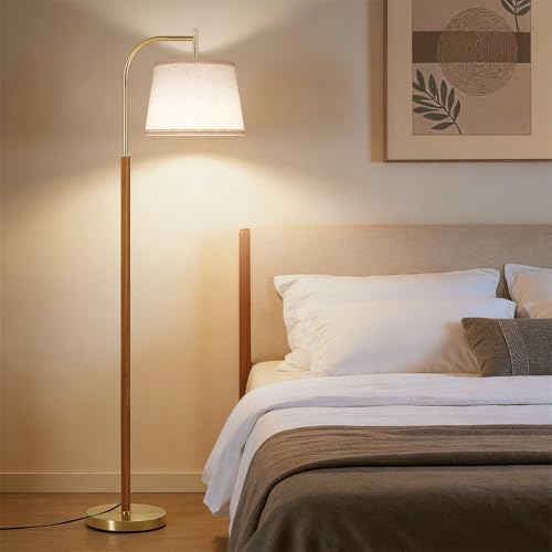 Wood Floor Lamp for Living Room