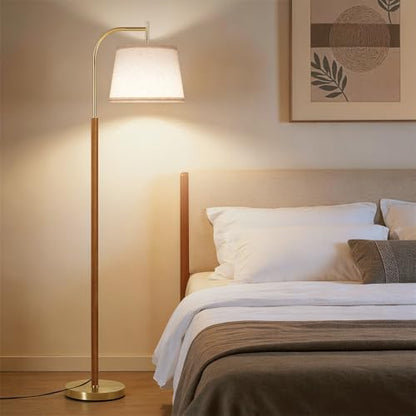 Wood Floor Lamp for Living Room