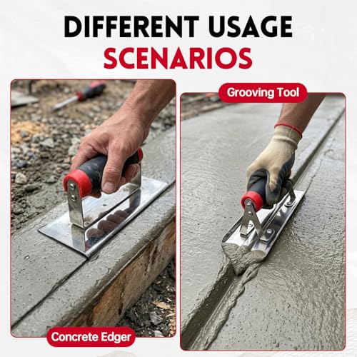3 Pack Stainless Concrete Finishing Trowel set