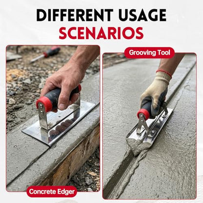 3 Pack Stainless Concrete Finishing Trowel set