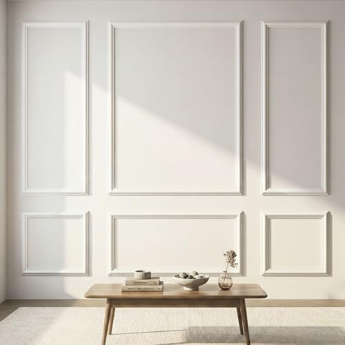 6 Pcs Pre Cut Wall Molding Kit