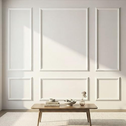 6 Pcs Pre Cut Wall Molding Kit