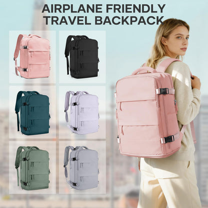 Large Travel Backpack For Women Men (Pink / 25 liters)