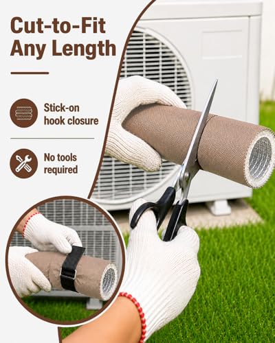 5 Layers Outdoor AC Line Insulation Pipe Cover