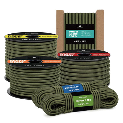 Bungee Cord 5 (Army Green / 5/32" x 50FT)