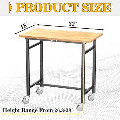 Workbench with Wheels
