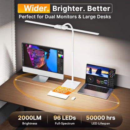LED Desk Lamp for Home Office with Base